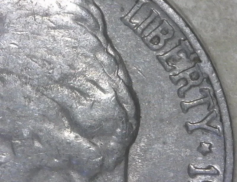 1960---D-Jefferson-Bar-Nickel-Die-Chips-Ebay-Purchase